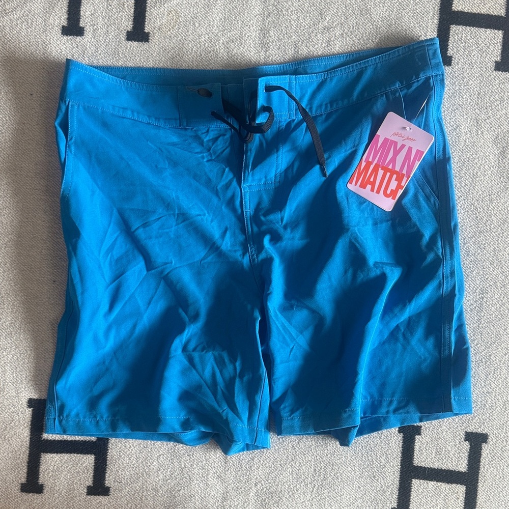 Kortni Jeane Blue Men's Swim Shorts